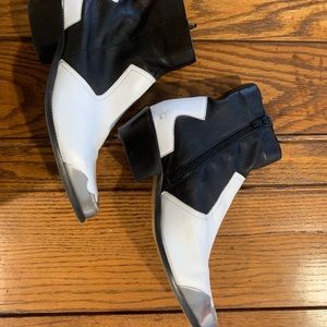 ASOS APHRODITE Leather Western Ankle Boots